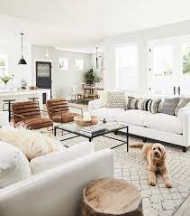 White And Cream Living Room Modern Coffee Table Leather Armchairs White Sofa Living Room Sofa Design Farm House Living Room Living Room Inspiration