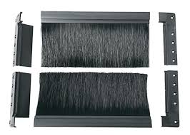 Aoqun desk grommets brush strip provides a clean, organized cable entry method when mounted any work surface. Airguard Brush Rubber Gasket And Hybrid Floor Grommets Pdu Cables