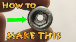 How To Drill Through The Centre Of A Bolt Drill Bolt Guide Drill Drill Guide Bolt