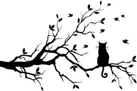 Bird On Tree Branch Tattoo Black Cat And Tree Tattoo Designs Tattoomagz Com Tattoo Designs Ink Works Gallery Tree Branch Wall Art Cat Wall Art Tree Tattoo Designs