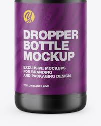 Download Matte Dropper Bottle Mockup In Bottle Mockups On Yellow Images Object Mockups PSD Mockup Templates