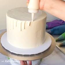 Rainbow Drip Cake Katie Rosario Recipe Chocolate Candy Melts Drip Cakes Drip Cake Tutorial