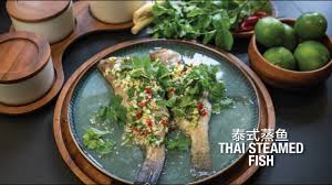 It is salty with a touch of acidity, and it goes incredibly well with fish! Thai Steamed Fish æ³°å¼è'¸é±¼ Simple Simple Steamed Fish Recipe Youtube