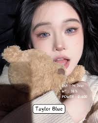 半年抛TAYLOR BLUE 15mm 材质：水凝胶含水量：38% 度数：0-600 官网下单：www.theacons.my #theaconsmy  #contactlenses #colourlens