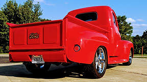 Image result for Vermilion 1950 Ford Truck