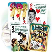 Only true fans will be able to answer all 50 halloween trivia questions correctly. Amazon Com Flickback 1950 S Movie Trivia Playing Cards 65th Or 70th Birthday Toys Games