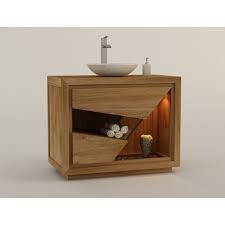 Lisez le test, le prix, les avis du meilleur matos sur ce site. Meuble De Salle De Bain En Teck Pour 1 Vasque Siberut Design Kayumanis