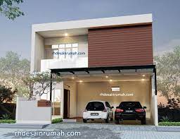 Rumah mediterania seperti ini memang terkesan mewah. Desain Rumah Carport 2 Mobil Garasi Rhdesainrumah