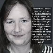 Amy Ahern: "We need more women like Sue Ozanne in senior leadership  positions within the University. Her science is exceptional, but so is her  commitment to building a positive research culture where
