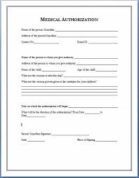 Medical Authorization Form Check More At Https Nationalgriefawarenessday Com 2596 Medical Authorization Form Pendidikan