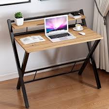 Simple Home Desktop Computer Desk Simple Desk Portable Folding Table Bedside Table In 2020 Folding Desk Ocean Wall Art Fold Up Desk
