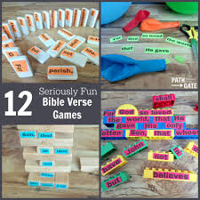 The controls for each game are simple to use, and you can influence the results while running the game live. 12 Seriously Fun Memory Verse Bible Games