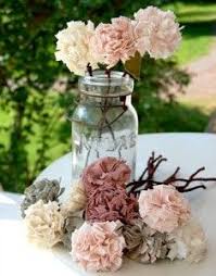 Flores Hechas Con Tiras De Tela O Fieltro Enrolladas Sobre Si Misma Craft Ideas Pinterest Flower Spanish And Make Your