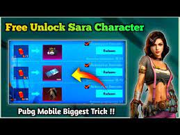 The new sara character which is known for its vehicle expertise is now available to unlock and use in the game. Video How To Unlock Sara Character In Pubg Mobile