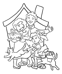 Dibujos De Familia 9 Para Colorear Para Colorear Pintar E Imprimir Dibujos Online Com