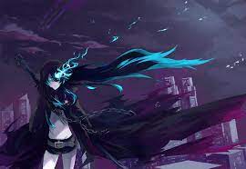 Anime Black Rock Shooter Blue Eyes Long Hair Girl Anime Sword Woman Warrior Blue Hair Wallpaper Black Rock Shooter Black Rock Black Rock Shooter Wallpapers