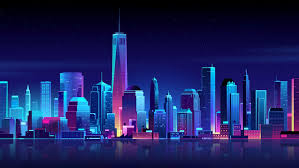 Neon city outskirts 1920x1080 (i.imgur.com). 80s Neon City Wallpapers 4k Hd 80s Neon City Backgrounds On Wallpaperbat