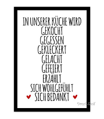 In Unserer Kuche Kunstdruck Poster Kuchenposter Kuchenposter Poster Kuche Kunstdrucke Poster