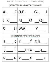 Let them have fun coloring the pictures that start with each letter of the alphabet or fill in the missing letters in the letter recognition worksheets. Preschool Abc Fill In The Blank Letter Worksheets Kindergarten Abc Worksheets Alphabet Worksheets Preschool