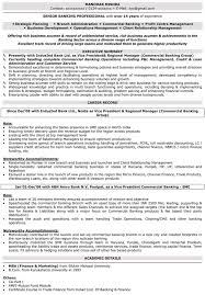 Banking And Finance Resume Samples Finance Banking Resume