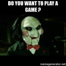 Personajes de among us reaccionan a play little game. Do You Want To Play A Game Memes