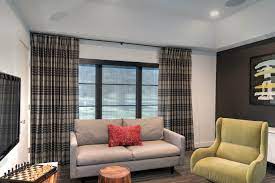 These modern roman shades are available today's roman shades are leaps and bounds ahead of the original window covering. Window Treatments For Black Window Frames Drapery Street