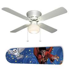 Ceiling Fan With Lamp Harry Potter Wizard Harry Potter Harry Potter Wizard Ceiling Fan