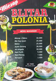 Maybe you would like to learn more about one of these? Selalu Diperbarui Menu Miesop Blitar Polonia Muara Karang