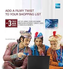 Icici bank sapphiro visa credit card, icici bank ltn sapphiro credit card, icici bank nri sapphiro credit card, icici bank visa signature credit card will be eligible for buy one get up to rs 500 off on the second ticket. Icici Bank Bookmyshow Offer