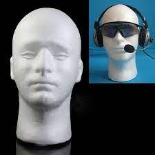 Male Mannequin Styrofoam Foam Manikin Head Model Wig Glasses Hat Display Stand Wish In 2021 Hat Display Head Display Manikins