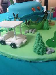 Hubby 40th Birthday Cake Ideas For Husband Husband S 40th Birthday Cake Golf And Fishing Birthday Cake Fish Cake Birthday 40th Birthday Cakes Husband 40th Birthday
