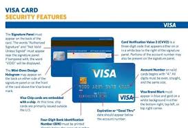 The new card will come with new details: Credit Card Info 2020 Front And Back