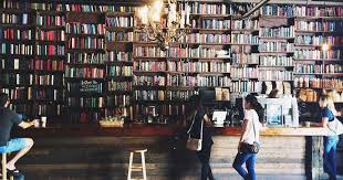Brew Urban Cafe Coffee Shop In Fort Lauderdale Features A Wall Of Books For Reading Narcity Cozy Coffee Shop Vintage Coffee Shops Coffee Shop Interior Design