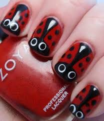 Ladybug Nail Design Unhas Criativas Unhas Decoradas Belas Unhas