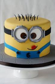 Place it on a large baking sheet that has been lined with a. Minions Birthday Cake Minion Birthday Party Minion Birthday Minion Birthday Cake