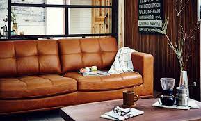 leathertex industrial sofa seleno ソファ レザーソファ インテリア