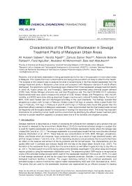 Water resources are finite, and therefore contributing to a sustainable water cycle is one of the sustainable development goals (sdgs). Pdf Characteristics Of The Effluent Wastewater In Sewage Treatment Plants Of Malaysian Urban Areas