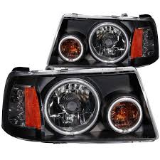 2008 Ford Ranger Black Ccfl Halo Projector Headlights Anzo Pair Ford Ranger Projector Headlights Headlights