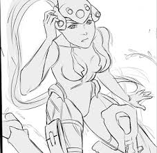 Check out win4699's art on deviantart. Widow Maker Sketch Is Finish By Win4699 On Deviantart