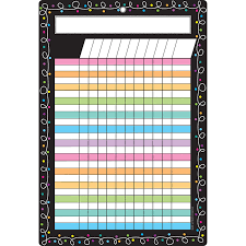 smart chalk dots w loops incentive chart dry erase surface