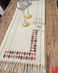 table runner pattern table runner wedding tablerunner 28 etnik desenli cok begenilen runner ve m bordado hardanger manteles punto de cruz mantel de ganchillo