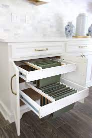 Cheap hanging file folder, buy quality education & office supplies directly from china suppliers:120 sets 2 inch wide applications:if you use hanging folder for a long time and in large quantities, these tabs and inserts will become your helper, they are useful to store and keep track of files. Diy Hanging File Drawer In Kitchen Cabinet Frills And Drills