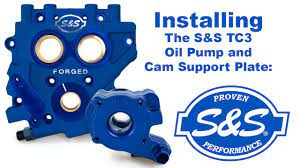 Harley davidson oil filters, coolers & pumps. S S Cycle Installing The S S Tc3 Oil Pump And Cam Plate Youtube