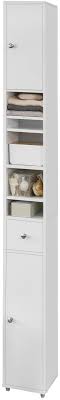 Es ist zeit, das durcheinander aufzuräumen. Sobuy Bzr34 W Badezimmer Hochschrank Mit 5 Fachern Badschrank Badregal Mit 1 Schublade Und Turen Weiss Bht Ca 20x180x20cm Amazon De Kuche Haushalt