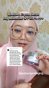 Replying to @our.feelings____ perbedaan day cream yg dulu & sekarang  𝗪𝗔𝗥𝗗𝗔𝗛 𝗖𝗿𝘆𝘀𝘁𝗮𝗹 𝗦𝗲𝗰𝗿𝗲𝘁 𝗗𝗮𝘆 𝗠𝗼𝗶𝘀𝘁𝘂𝗿𝗶𝘇𝗲𝗿  𝗦𝗣𝗙 𝟯𝟱 𝗣𝗔+++ ini review jujur no makeup no filter #reviewjujur  #daycream #wardah ...