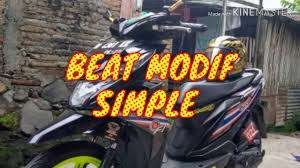 Modifikasi motor beat fi ring 17 full accessories thailook honda beat modif simple minimalis tapi keren Honda Beat Fi 2018 Simple Modif Youtube