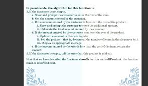 It is a software simulation of a coffee vending machine with graphical interface. Programming Assignment Vending Machine A Common Chegg Com