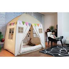 Amazon Com Love Tree Kids Indoor Princess Castle Play Tents Outdoor Large Playhouse Secret Garden Play Tent Portable Fo Game Room Kids Play Tent Teepee Kids