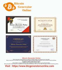 There are multiple ways of reaching this goal, one of which is using a bitcoin generator. Btc Generator Bitcoin Generator Bitcoin Good Day To You