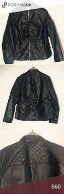 Nwt Avenue Black Faux Leather Jacket Size 18 20 Black Leather Jackets Are Like Lbd S They Can Be Black Faux Leather Jacket Leather Jacket Faux Leather Jackets